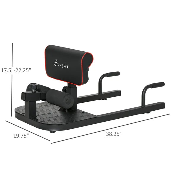 3 in 1 Padded Push Up Sit Up Squat Machine, Home Gym Fitness Equipment, Black - product image 3