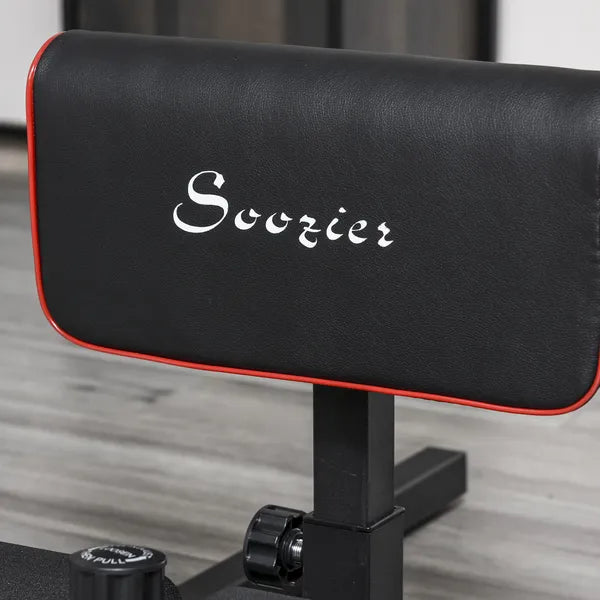 3 in 1 Padded Push Up Sit Up Squat Machine, Home Gym Fitness Equipment, Black - product image 9