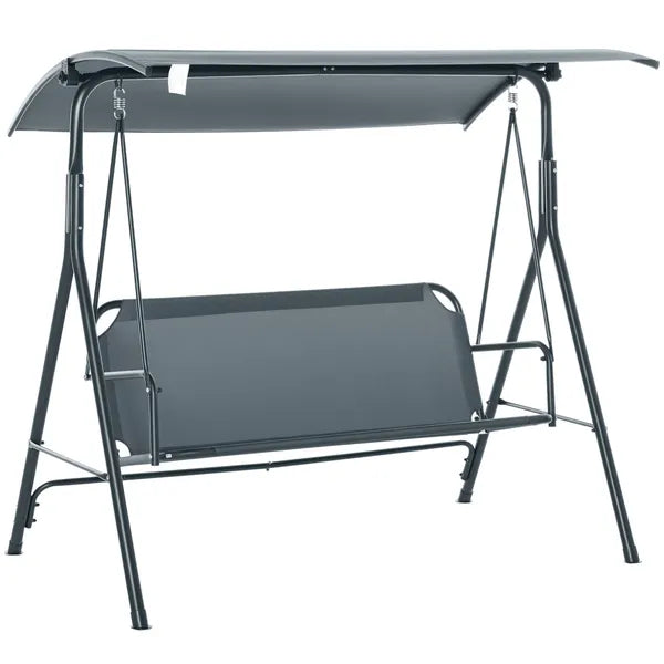 Outsunny 3-Person Porch Swing with Stand, Outdoor Swing - product image 1