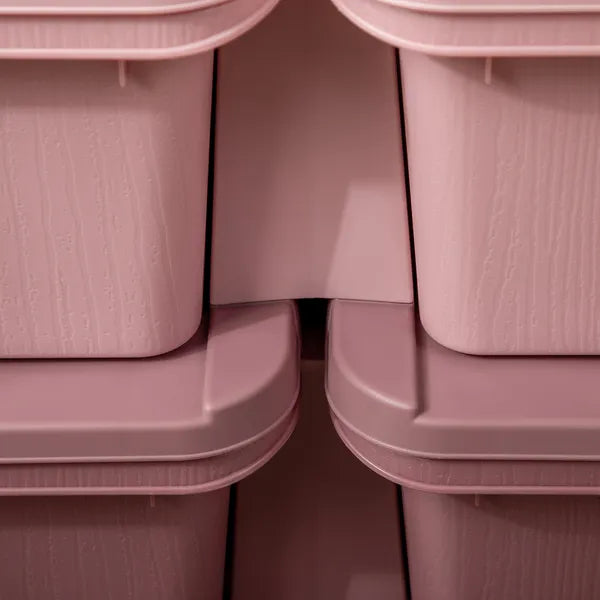 Qaba 3 Tier Kids Storage Unit Pink 6 Drawer Chest Toy Organizer with Plastic Bins for Bedroom Nursery Kindergarten - product image 8