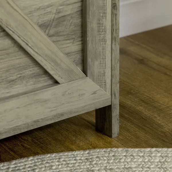 30 Inch Farmhouse Lift Top Storage Bench with Safety Hinge, Gray - product image 9