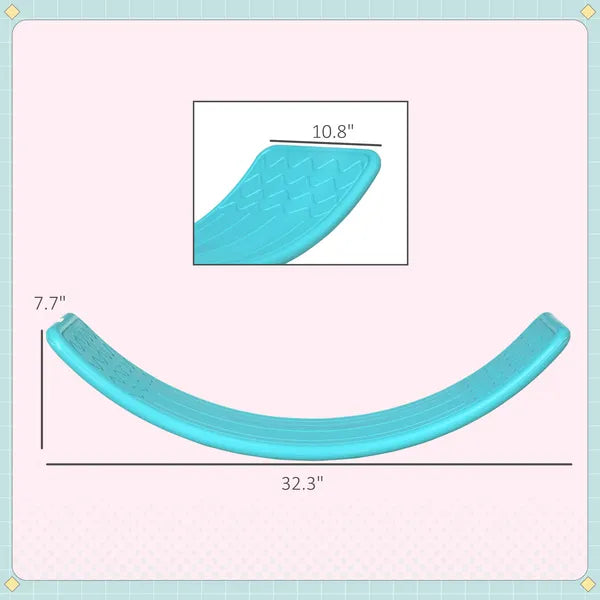 Qaba 32.3 Inch Kids Balance Board Wobble Board Blue for Ages 3-6 - product image 3