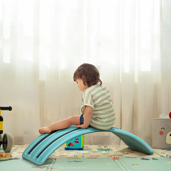 Qaba 32.3 Inch Kids Balance Board Wobble Board Blue for Ages 3-6 - product image 10