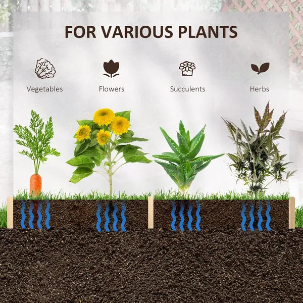39'' x 36'' Screwless Raised Garden Bed, Hexagon Planter Box DIY Herb Garden - product image 6