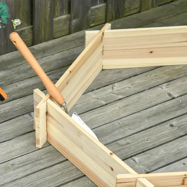 39'' x 36'' Screwless Raised Garden Bed, Hexagon Planter Box DIY Herb Garden - product image 7