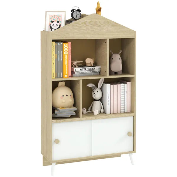 4-Cubby Children's Toy Shelf, Kids Bookshelf and Toy Storage for Playroom, Children's Room, Living Room - product image 11