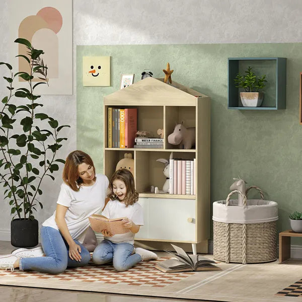 4-Cubby Children's Toy Shelf, Kids Bookshelf and Toy Storage for Playroom, Children's Room, Living Room - product image 2