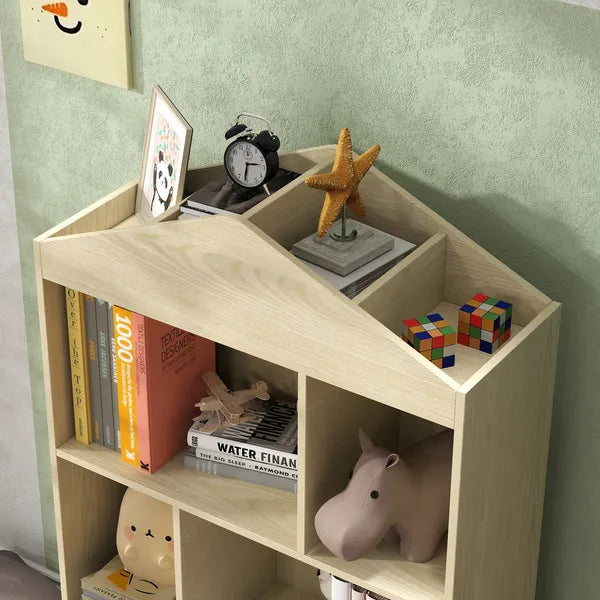 4-Cubby Children's Toy Shelf, Kids Bookshelf and Toy Storage for Playroom, Children's Room, Living Room - product image 9