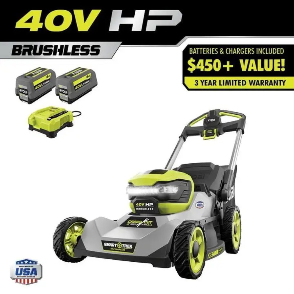 40V HP Brushless 21″ Self-Propelled Multi-Blade Mower Kits