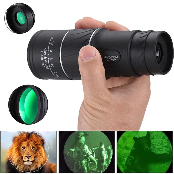 40x60 Monocular Telescope with BAK4 Prism and Low Light Viewing - product view 6