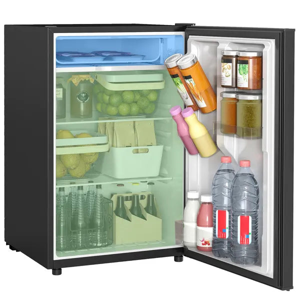 4.5 Cu.Ft Mini Freezer for Dorm, Single Door Refrigerator with Freezer, Adjustable Thermostat, Black - product image 11
