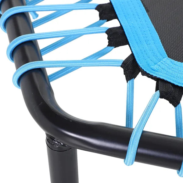 4.5 ft Foldable Fitness Trampoline with Adjustable T Bar, Blue - product image 9