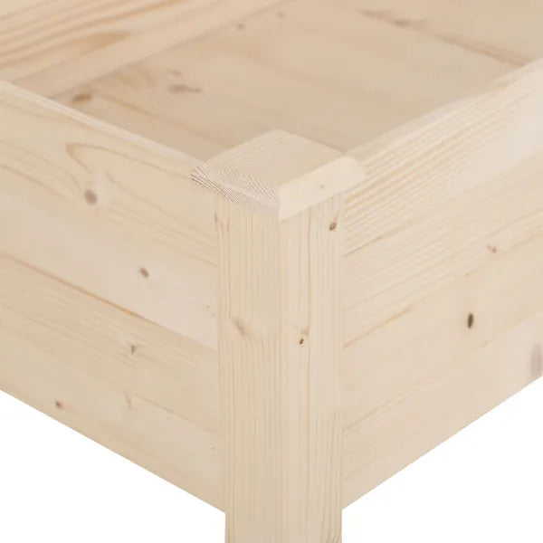 Outsunny 48 ft' Raised Garden Bed Wooden Elevated Planter Box DIY Paint with Holes for Vegetables Herb Flowers - product image 9