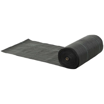 Outsunny 4 Ft x 300 Ft Weed Barrier Landscape Fabric, 5oz Heavy Duty Woven Weed Control Fabric for Landscaping - product image 1