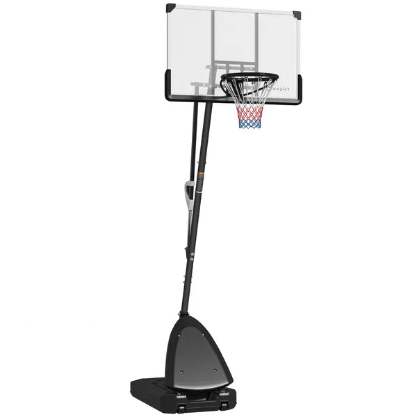 Soozier 5-10' Basketball Stand, Freestanding Basketball System with 44" Shatterproof Backboard, Rebound System and Wheels - product image 11