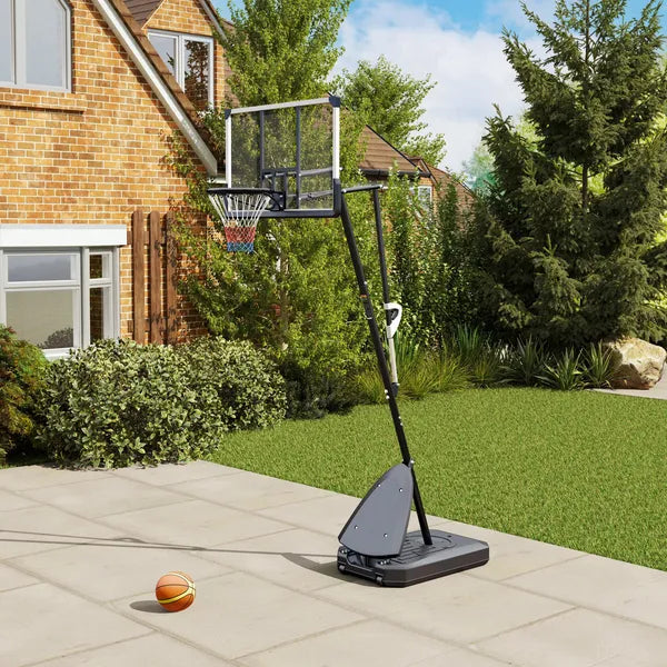 Soozier 5-10' Basketball Stand, Freestanding Basketball System with 44" Shatterproof Backboard, Rebound System and Wheels - product image 8