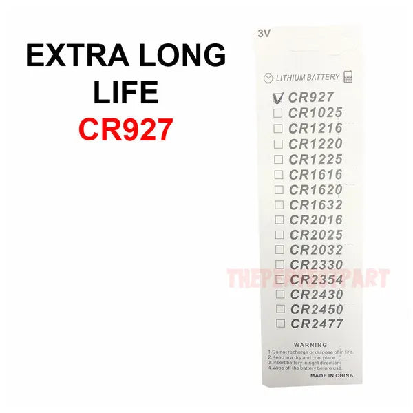 5 Pack CR927 3V Lithium Coin Cell Batteries - product view 12