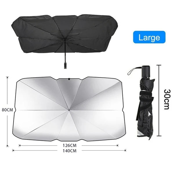 51 Inch Foldable Windshield Sun Shade Umbrella 51 x 31 Inch - product view 12