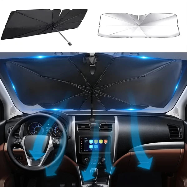 57 Inch Foldable Windshield Sun Shade Umbrella 57 x 31 Inch - product view 8