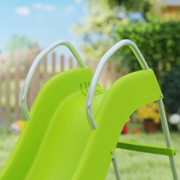 5.7FT Outdoor Slide for Kids Ages 3-8, Climbing Step Ladder, Playground Equipment for Backyard, Garden, Green - product image 7