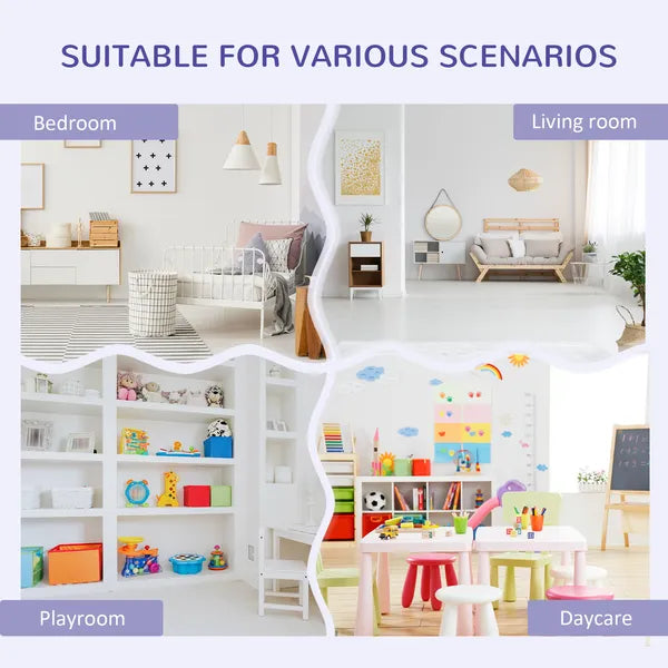 6-Cube Kids Bookcase with Reading Nook, Toddler Storage Cabinet Shelf with Seat Cushion for Playroom Bedroom, 40.5"x12"x23.5", Gray - product image 6