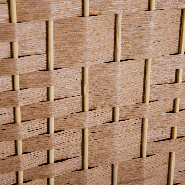 HOMCOM 6 Panel Wicker Room Divider 6 ft Tall Privacy Screen Natural - product image 9