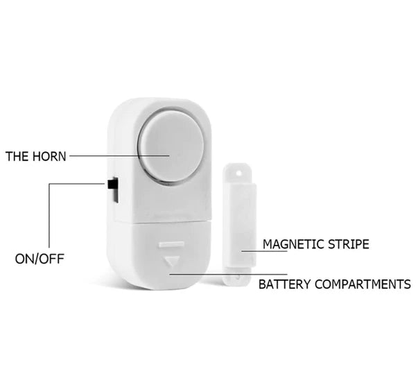 6 Pack Wireless Window Door Security Alarm Magnetic Sensor System - product view 9