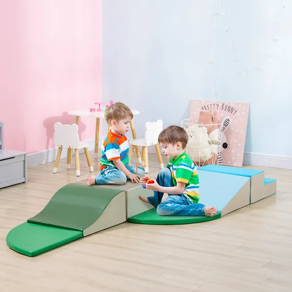 6-Pieces Foam Climbing Blocks for Toddlers 1-3 Years, Soft Play Set for Climb and Crawl, Contemporary - product image 2