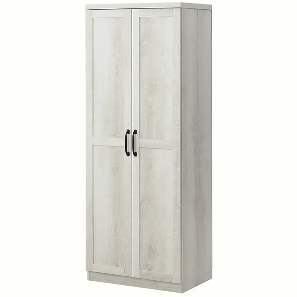 HOMCOM 63 Inch Kitchen Pantry Cabinet Storage with 5-Tier Shelving 2 Adjustable Shelves, Antique White - product image 12