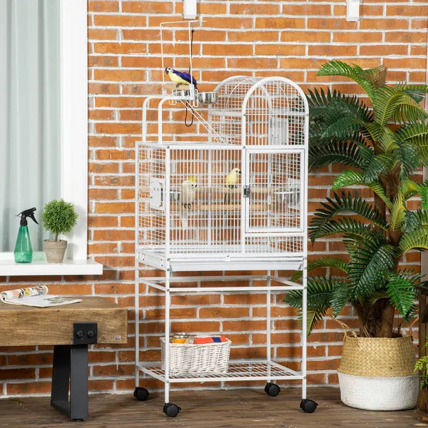 64 Inch Bird Cage for Medium Small Parrots Cockatiel Cages Budgies Lovebirds Parrotlets with Rolling Stand - product image 10