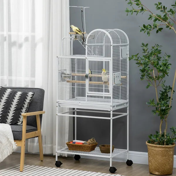 64 Inch Bird Cage for Medium Small Parrots Cockatiel Cages Budgies Lovebirds Parrotlets with Rolling Stand - product image 2