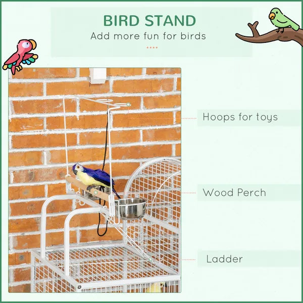 64 Inch Bird Cage for Medium Small Parrots Cockatiel Cages Budgies Lovebirds Parrotlets with Rolling Stand - product image 5