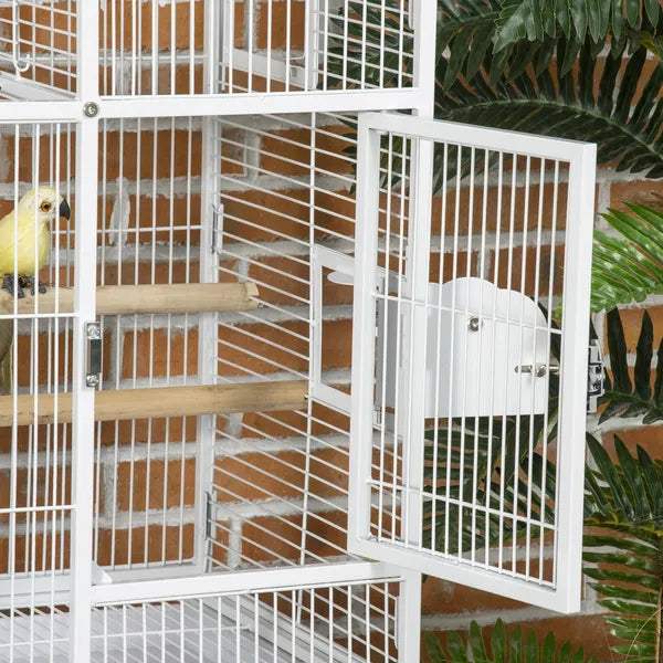 64 Inch Bird Cage for Medium Small Parrots Cockatiel Cages Budgies Lovebirds Parrotlets with Rolling Stand - product image 9