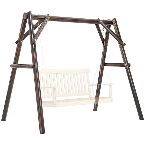 Outsunny 660 lbs Porch Swing Frame, A-Frame Hanging Chair Stand Only for DIY Painting, Swing Chair Stand for Backyard, Patio - product image 11