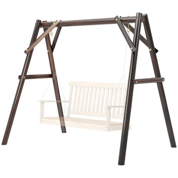 Outsunny 660 lbs Porch Swing Frame, A-Frame Hanging Chair Stand Only for DIY Painting, Swing Chair Stand for Backyard, Patio - product image 1
