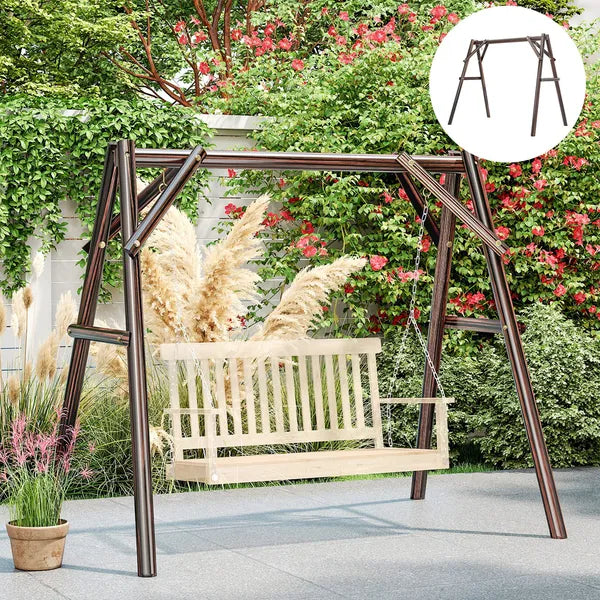 Outsunny 660 lbs Porch Swing Frame, A-Frame Hanging Chair Stand Only for DIY Painting, Swing Chair Stand for Backyard, Patio - product image 8