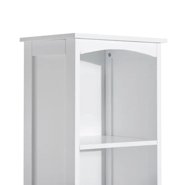 HOMCOM 67 Inch Bathroom Storage Cabinet Free Standing Tall Linen Tower 3-Tier Shelves Drawer White - product image 7