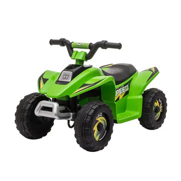Aosom 6V Kids ATV Ride-On Electric Quad Battery Powered Vehicle with Forward Reverse Switch for Toddlers Green - product image 1