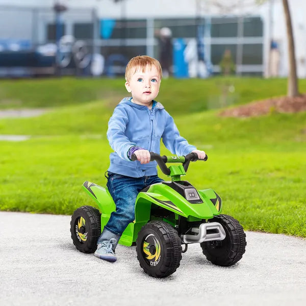 Aosom 6V Kids ATV Ride-On Electric Quad Battery Powered Vehicle with Forward Reverse Switch for Toddlers Green - product image 9