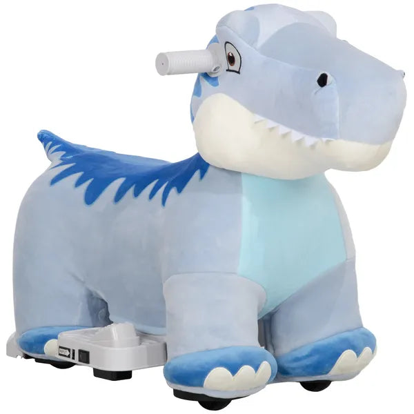 6V Kids Electric Ride on Animal Tyrannosaurus with Music Forward for Aged 18-36 Months, Blue - product image 11