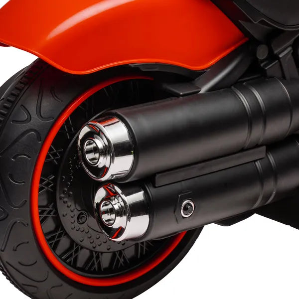 6V Ride-on Motorcycle for Kids with Training Wheels Red Battery-Operated Motorbike Single-Button Start - product image 9