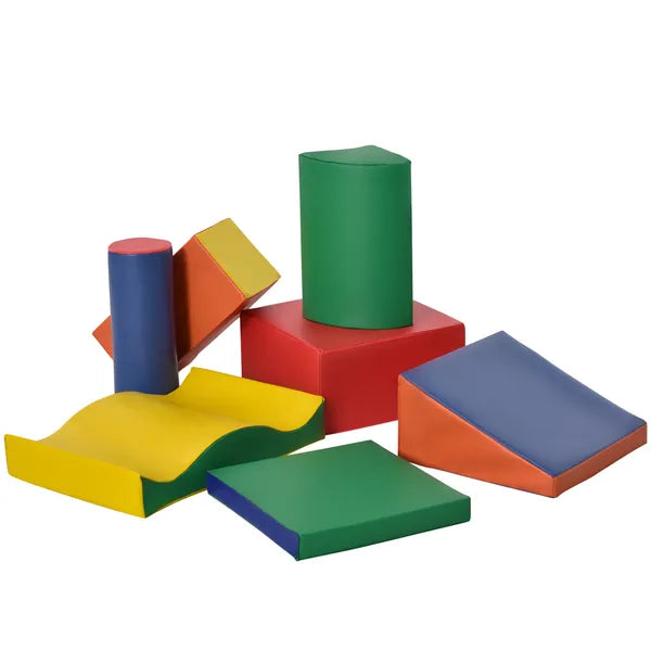 7 Piece Kids Soft Play Blocks, Foam Climb and Crawl Gym Toy, Building and Stacking Blocks - product image 11