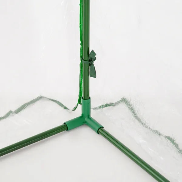 Outsunny 6.6 x 3.3 x 2.6 Ft Mini Greenhouse with 4 Zippered Doors and PVC Cover - product image 10