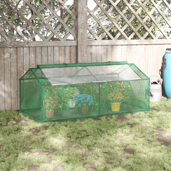 71" x 36" x 28" Mini Greenhouse Portable Hot House for Plants with Large Zipper Windows for Outdoor, Indoor, Garden, Green - product image 10