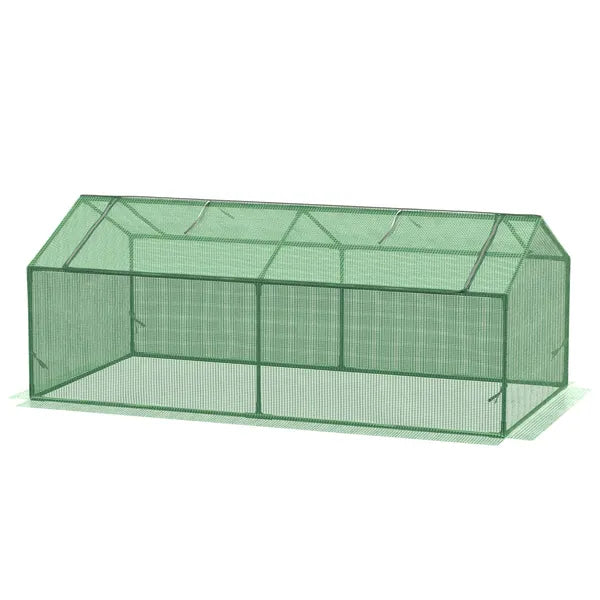 71" x 36" x 28" Mini Greenhouse Portable Hot House for Plants with Large Zipper Windows for Outdoor, Indoor, Garden, Green - product image 11