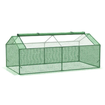 71" x 36" x 28" Mini Greenhouse Portable Hot House for Plants with Large Zipper Windows for Outdoor, Indoor, Garden, Green - product image 1