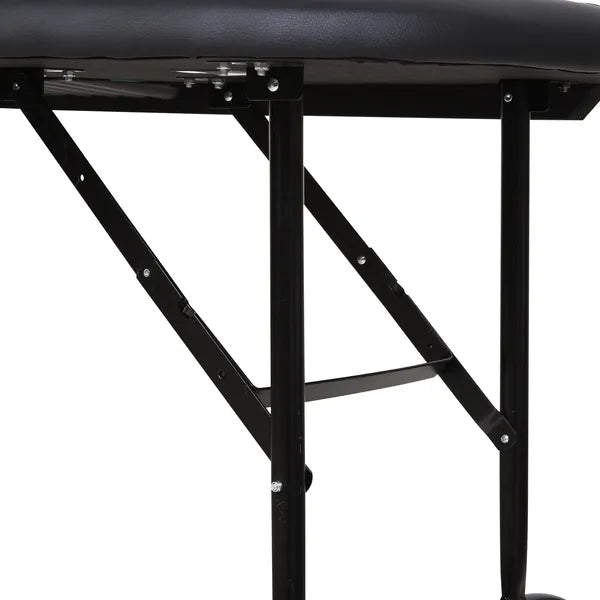 Soozier 72" Foldable Poker Table Portable Blackjack Table for 7 Players with Chip Cup Holder Green Felt - product image 9