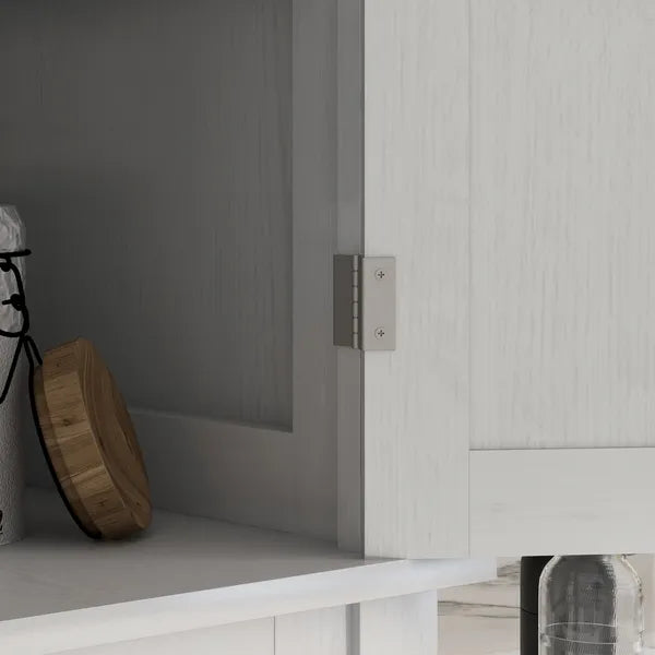 72" White Freestanding Kitchen Cabinet Pantry with Shelves, Spacious Storage Solution - product image 9