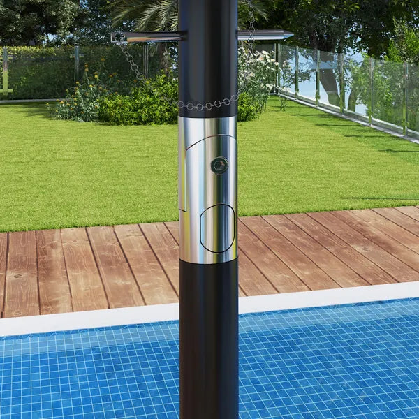9.5 Large Double-sided Patio Umbrella Outdoor Market Umbrella with Tilt Crank - product image 9