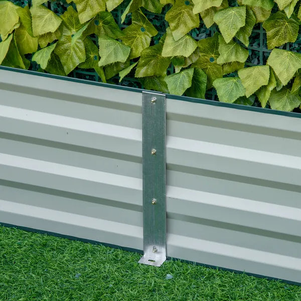 95" x 36" x 12" Galvanized Raised Garden Bed, Easy DIY and Cleaning for Growing Flowers, Herbs, Succulents, Green - product image 9